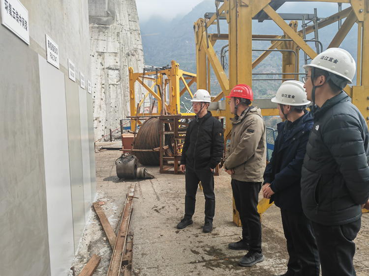 沿江宜金公司党委副书记、董事、总经理黄红亚赴新市代表处辖区内督导检查安全生产工作