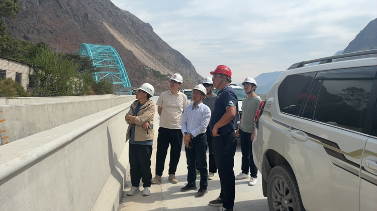 沿江宜金公司副总经理魏建新调研督导德溪段工程建设推进情况