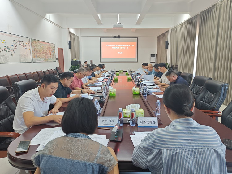沿江宜金公司召开深化改革暨督查工作专题党委（扩大）会